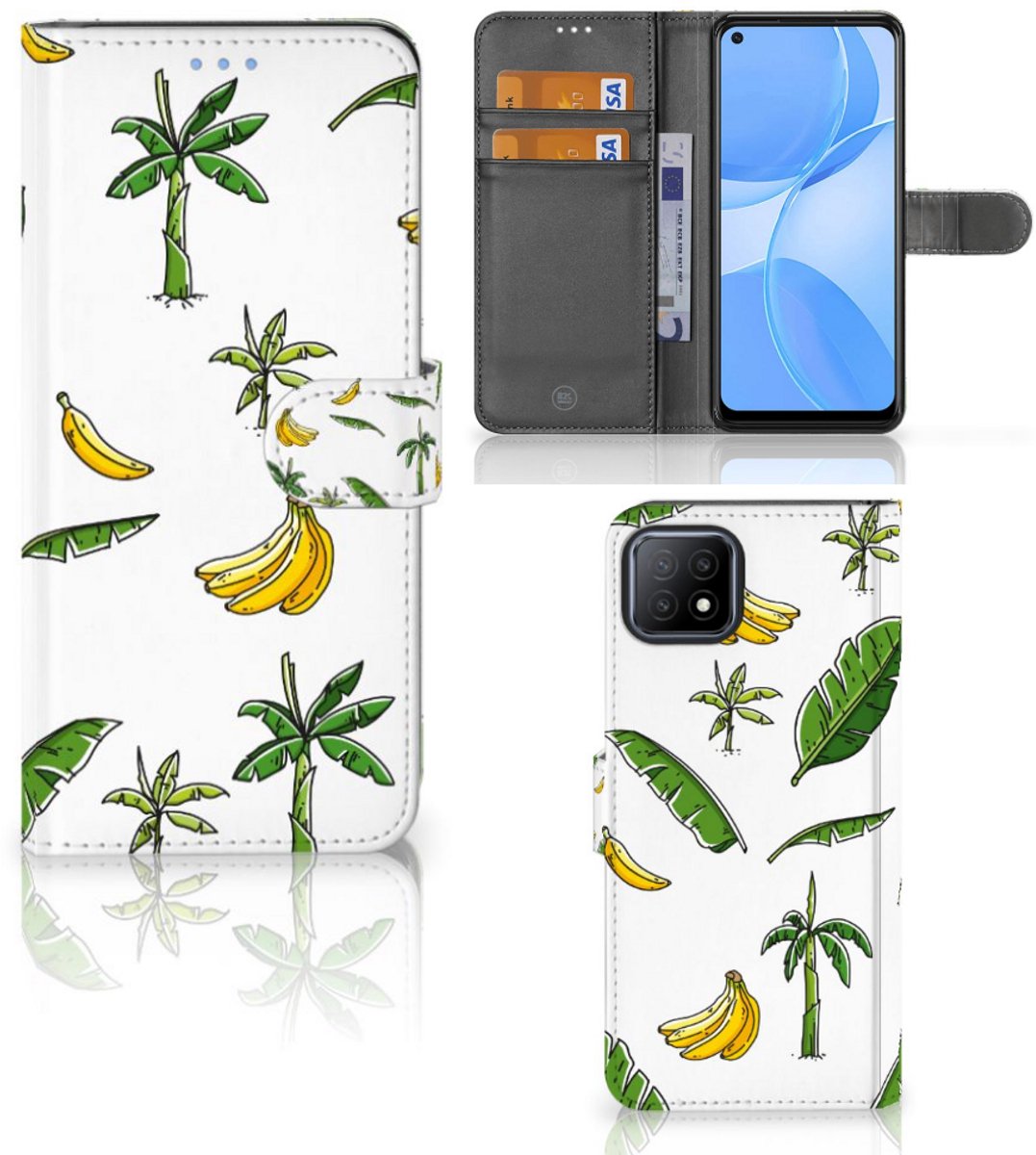 OPPO A73 5G Hoesje Banana Tree