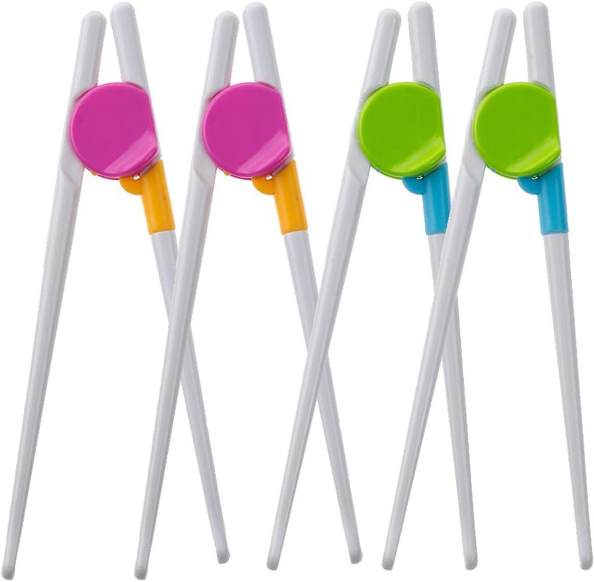 Training eetstokjes voor kinderen - 4 paar leren chopsticks voor beginners en senioren