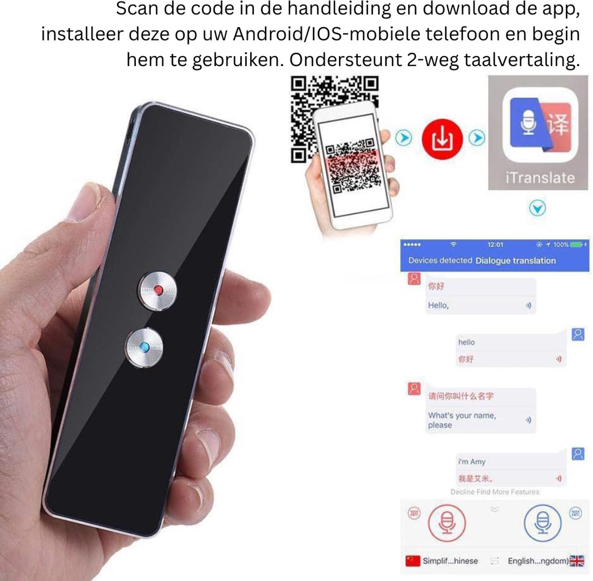 CLVP® Vertaalcomputer met Spraakfunctie - afbeelding 2
