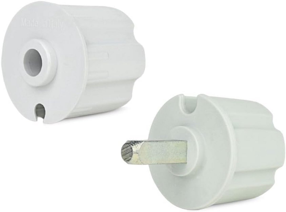 Afdekkappen voor zonnemarkies met vierkante stift - voor roldiameter 60 mm