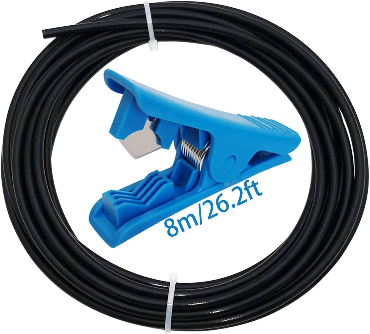 Teflonslang 8 m met slangsnijder voor 1,75 mm filament 3D-printer