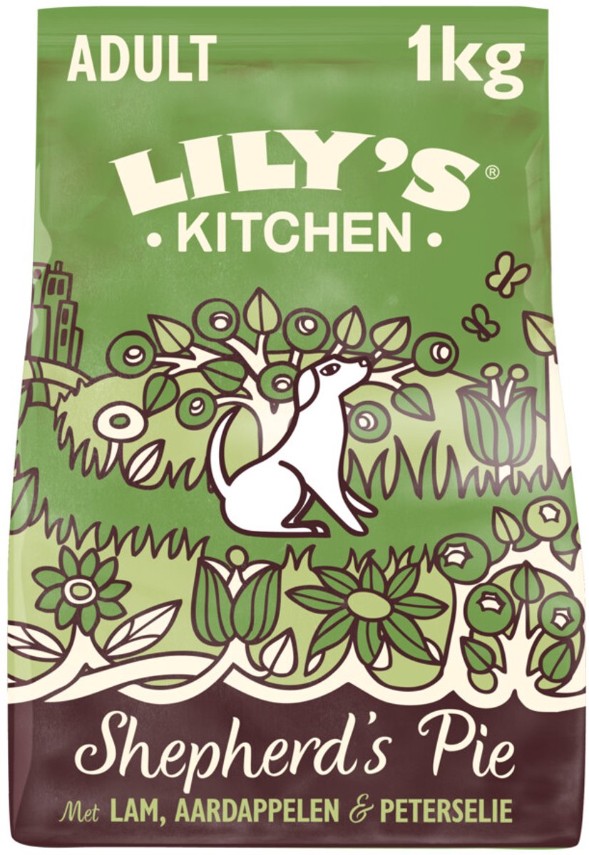 Lily's Kitchen Lily's Kitchen Hondenvoer Droog Shepherd's Pie Lam - 2 x 1 kg - Voordeelverpakking