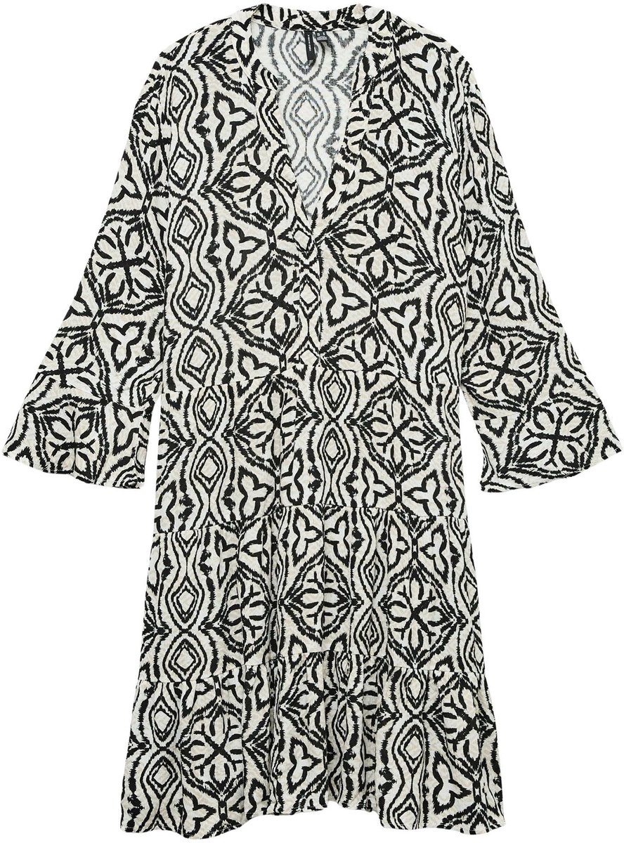 Vero Moda Menny LS V-neck Short Jurk Dames