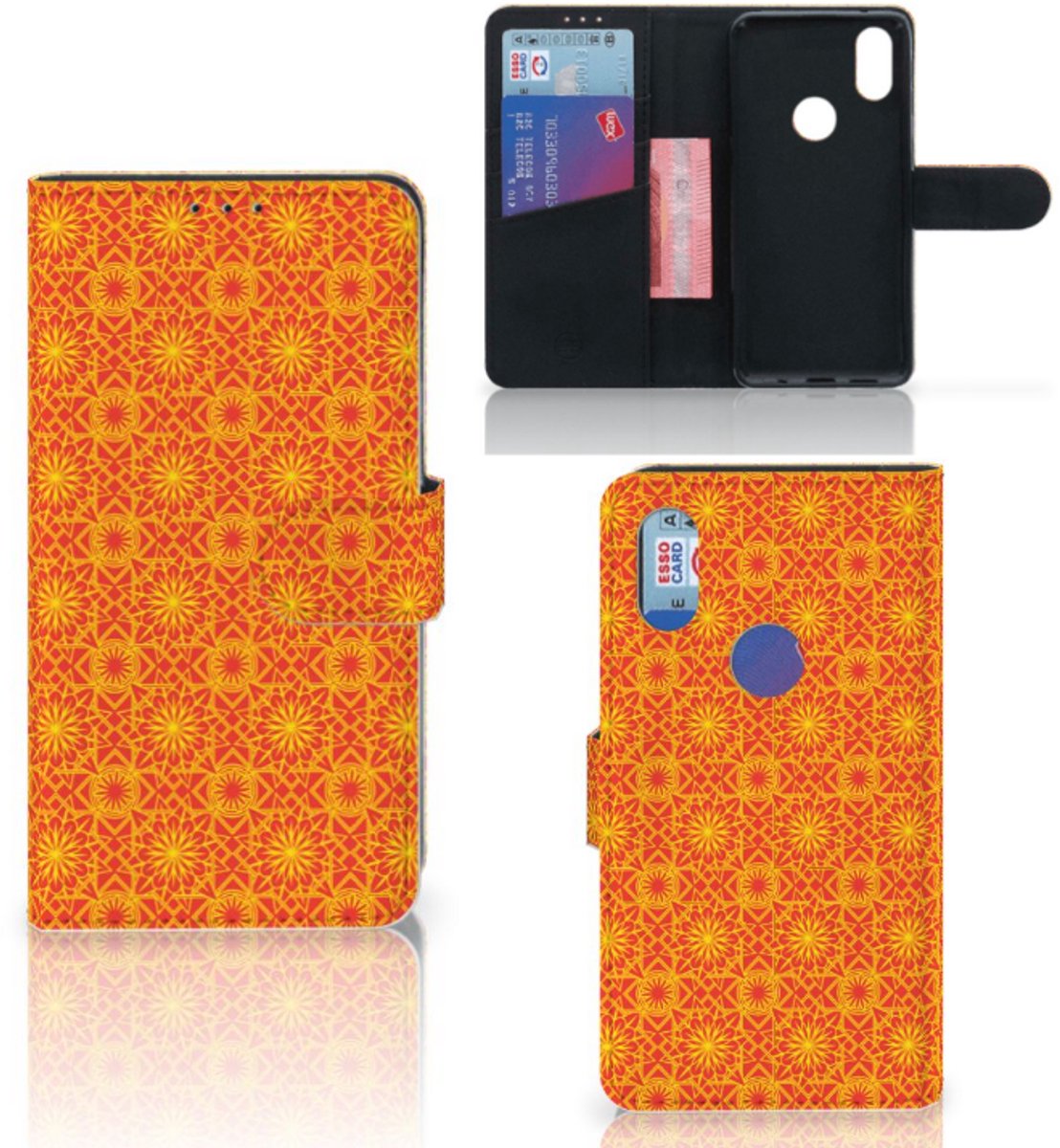 Xiaomi Mi Mix 2s Telefoon Hoesje Batik Oranje