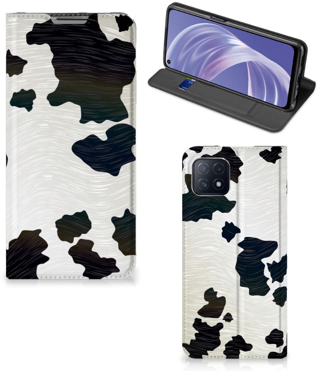 OPPO A73 5G Hoesje maken Koeienvlekken