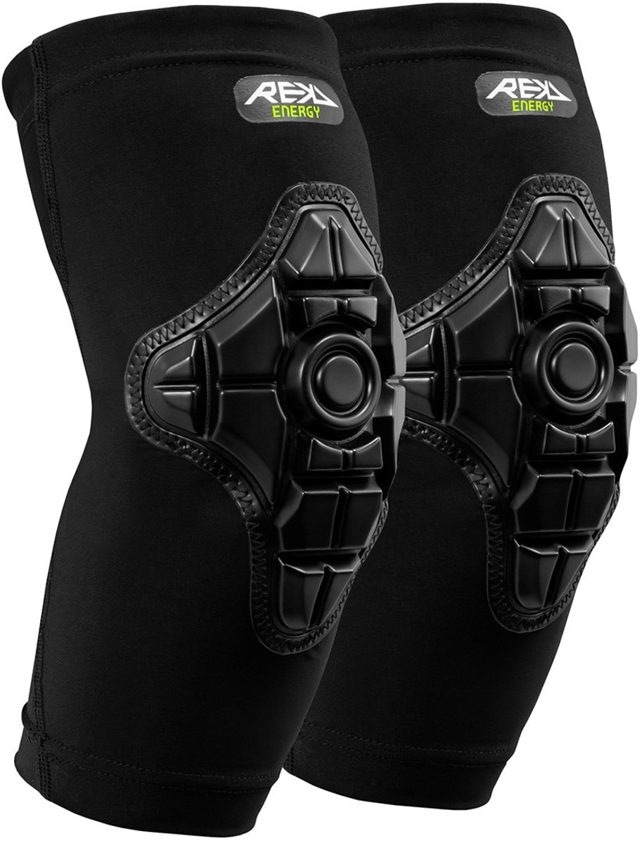 REKD RKD635 Energy Elbow Gaskets Flexibele Elleboogbescherming met Enrgy Impact Foam voor Skate Stuntstep en BMXXL Zwart