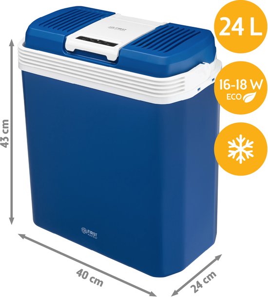 TZS First Austria Thermo-Elektrische Koelbox 12V en 230 volt - 24L - Frigobox - Blauw van TZS First Austria — afbeelding 5