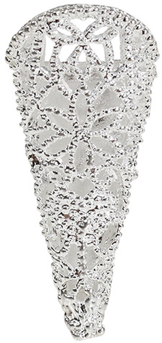 Trouwspeld met magneet, zilver 4,5cm