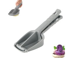 1 stuk - modderpers - Knoflookpers - Gemberpers - 2-in-1 handige voedselvergiet en -stamper - Aardappelstamper met ingebouwde vergiet - Keukenhulpmiddel voor rijst, linzen, gekookte groenten, enz