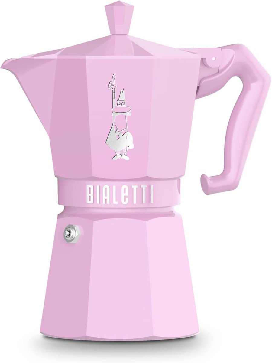 Moka pot Roze voor Koffieliefhebbers