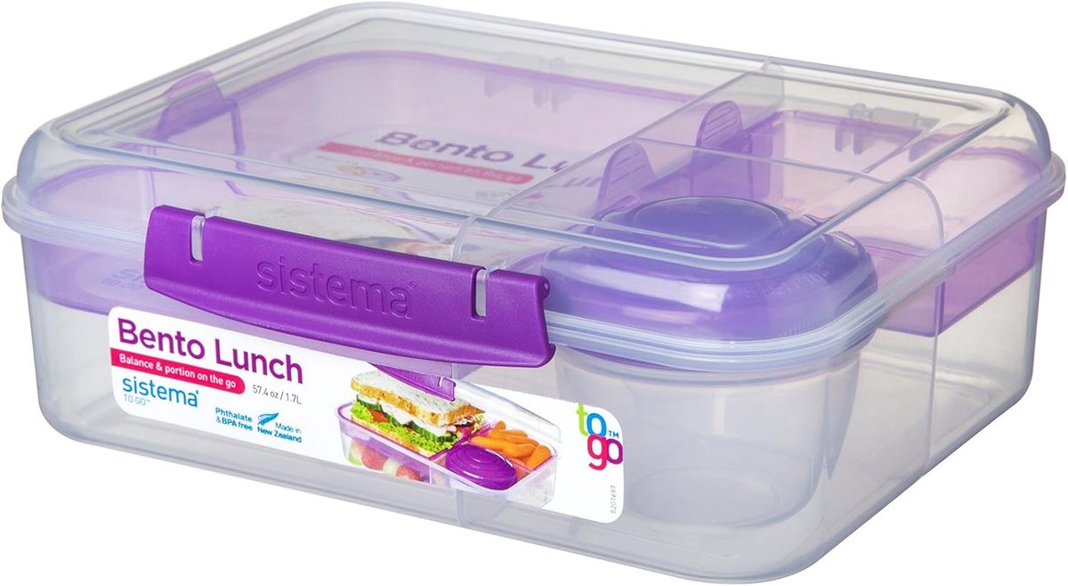 Polypropyleen Lunchbox 1,65 Liter - Ideaal voor Salades en Sandwiches