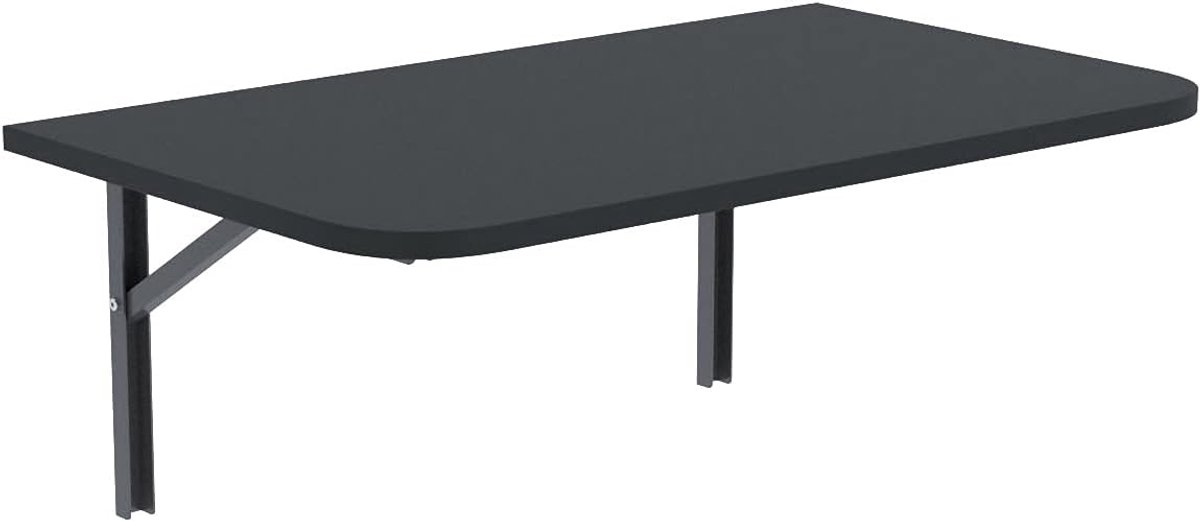 Ruimtebesparende Opklapbare Wandtafel voor Keuken, Kinderkamer en Thuiswerkplek – 100 cm x 60 cm – Wit PVC Laminaat
