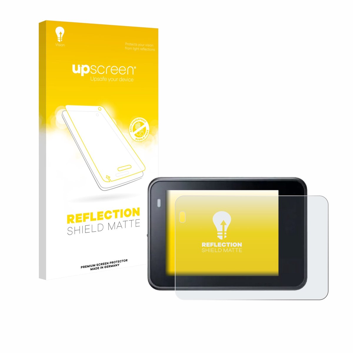 upscreen - Screenprotector voor Akaso Brave 8 - Folie Beschermfolie anti glare matte