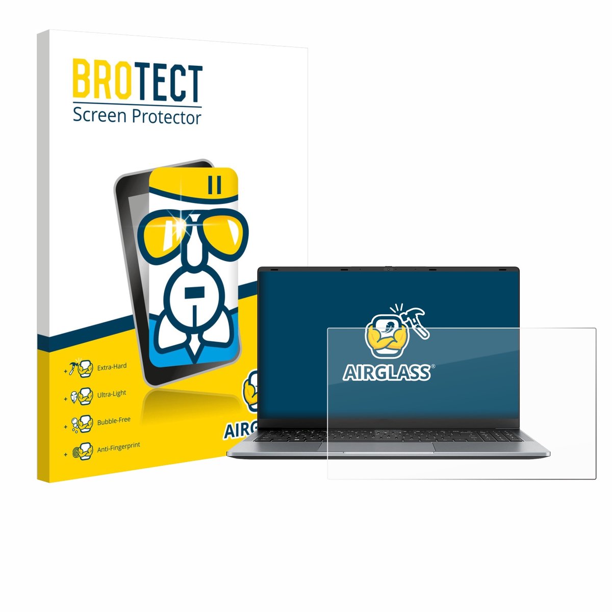 Screenprotector voor Blackview Acebook 6 15.6" Beschermglas transparant