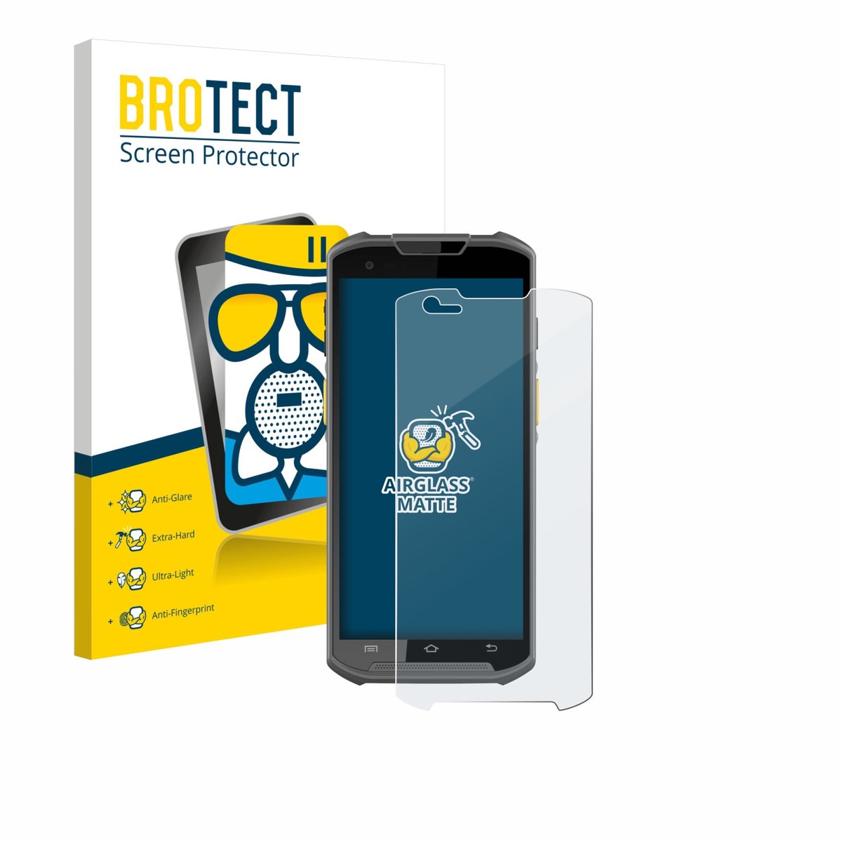BROTECT - Screenprotector voor Newland MT93 - Folie Beschermfolie Beschermglas matte