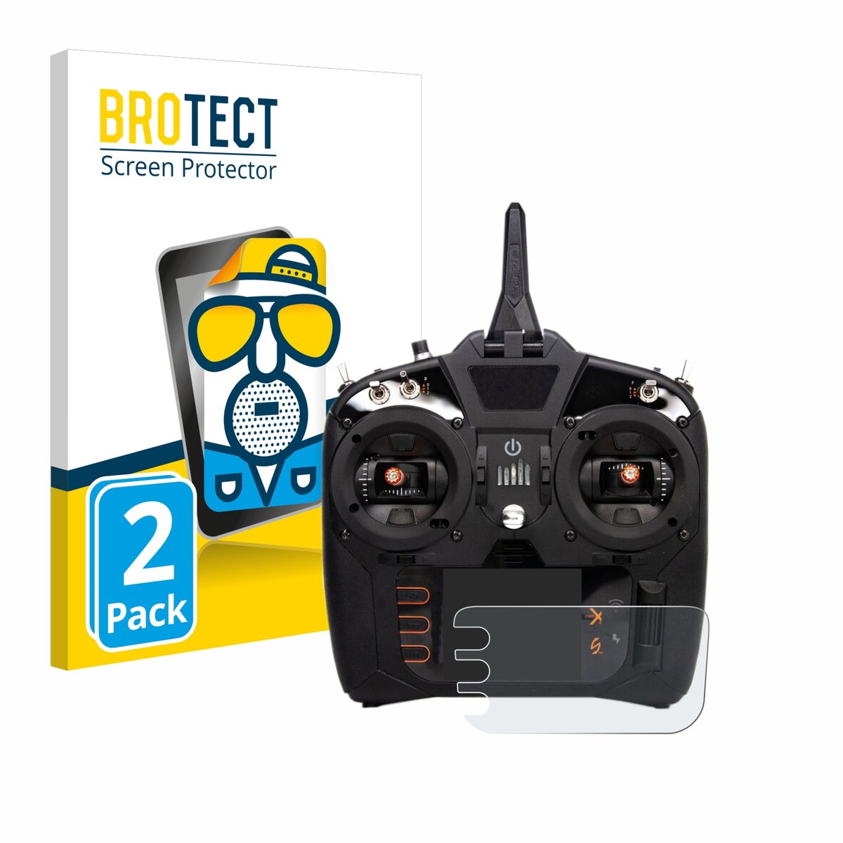 BROTECT - Screenprotector voor Spektrum NX8 - Folie Beschermfolie matte 2 Stuks