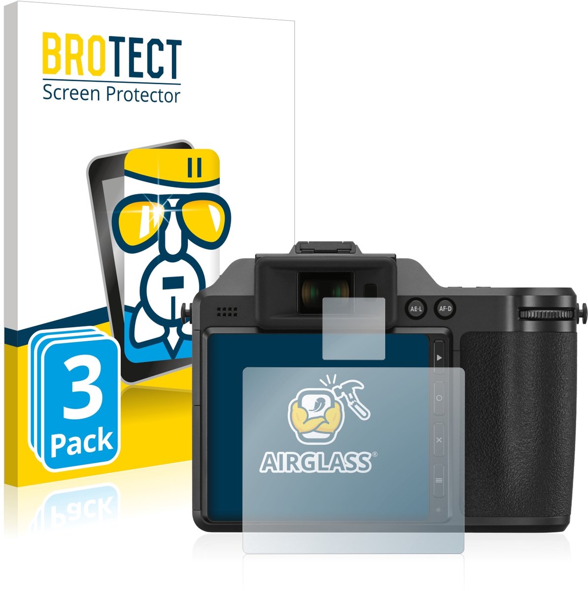 Screenprotector 3 Stuks voor Hasselblad X2D 100C Beschermglas transparant