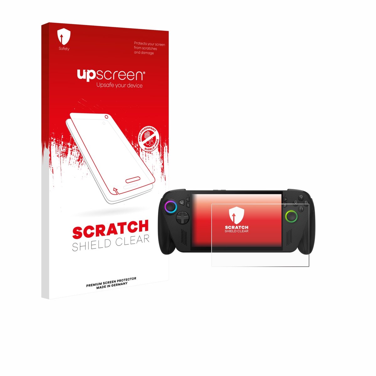 upscreen - Screenprotector voor ASUS ROG Ally X 2025 - Folie Beschermfolie transparant