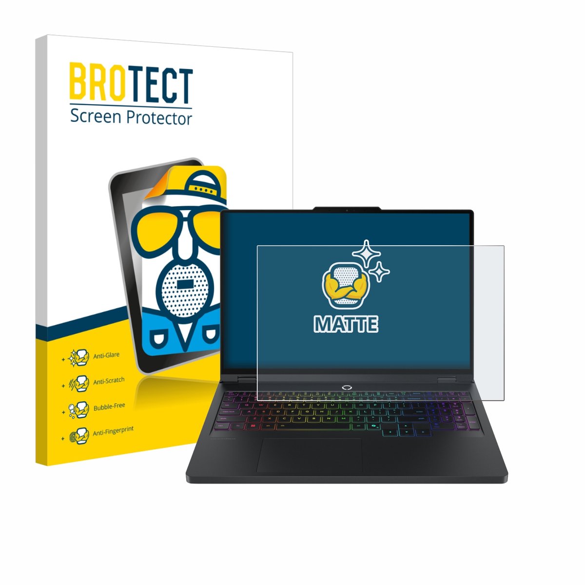 BROTECT - Screenprotector voor Lenovo Legion Pro 5 Gen 10 16" - Folie Beschermfolie matte