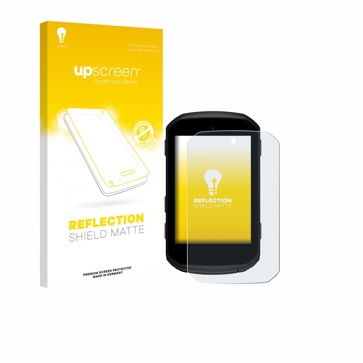 upscreen - Screenprotector voor Garmin Edge 850 - Folie Beschermfolie anti glare matte