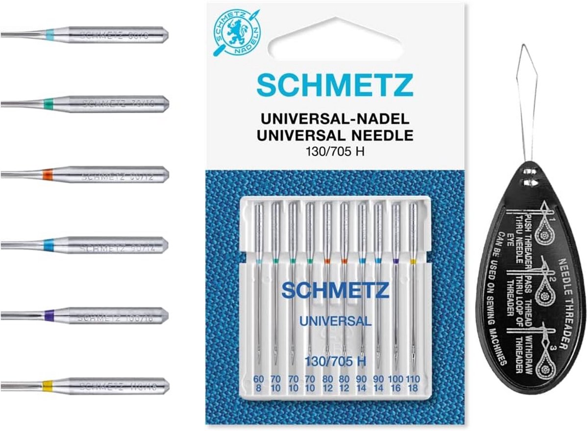 Universele Naaimachine Naalden Mixset Diverse Maten - 10 Stuks