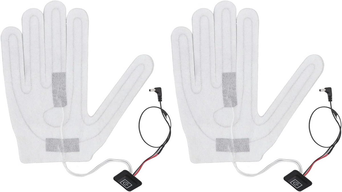 2x Verwarmde Handschoen Pads Elektrisch - Thermische Binnenvoering met 3 Warmtestanden