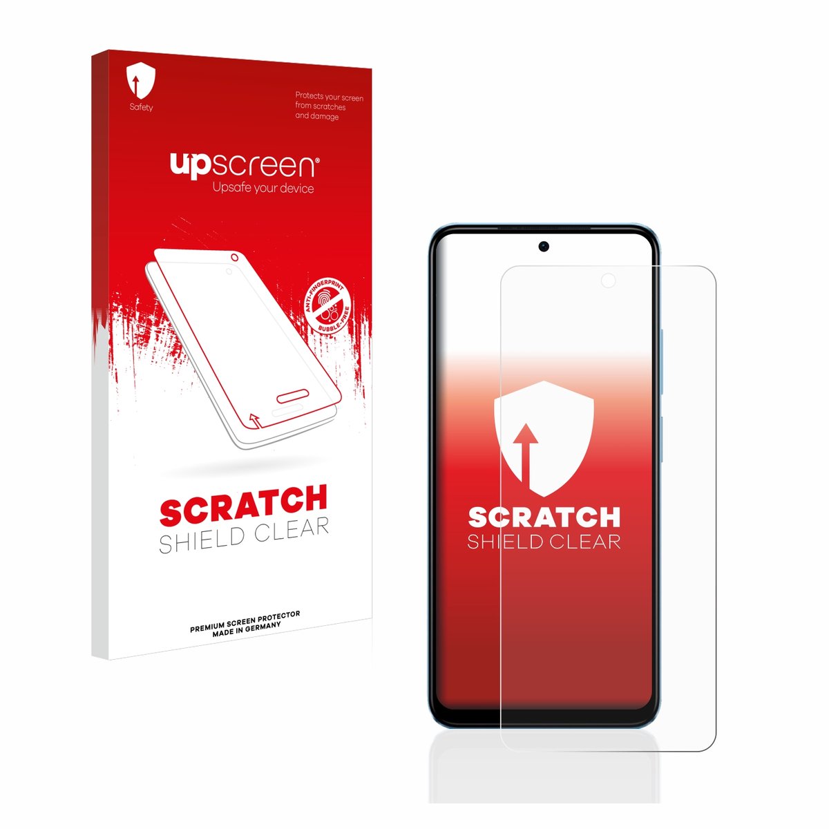 upscreen - Screenprotector voor Xiaomi Redmi Note 12S - Folie Beschermfolie transparant