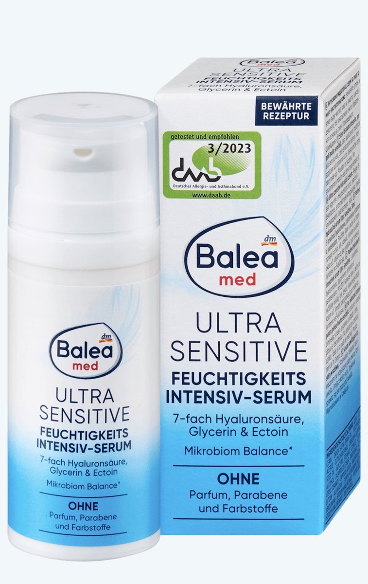 Balea med Ultrasensitief Intensief Serum, 30 ml