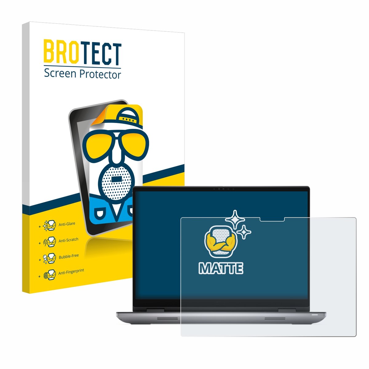 BROTECT - Screenprotector voor Dell Precision 7680 Touch - Folie Beschermfolie matte