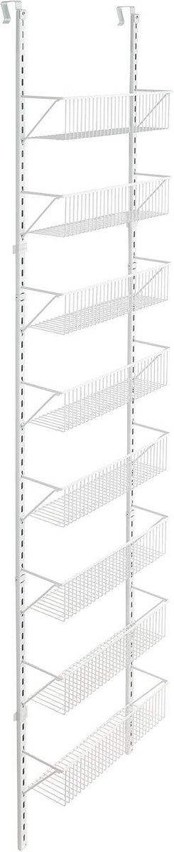 Verstelbare Wand- & Deur Organizer met 8 Manden - Ruimtebesparend met 18 Inch Binnenmaat