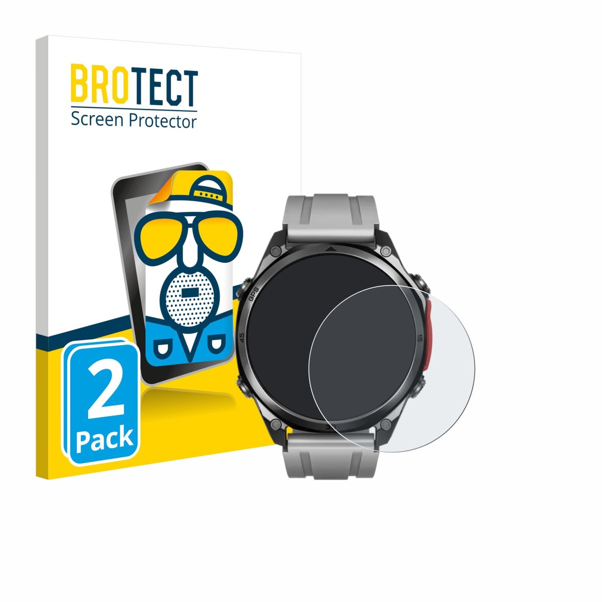 BROTECT - Screenprotector voor Doogee Anywise W1 Pro - Folie Beschermfolie matte 2 Stuks
