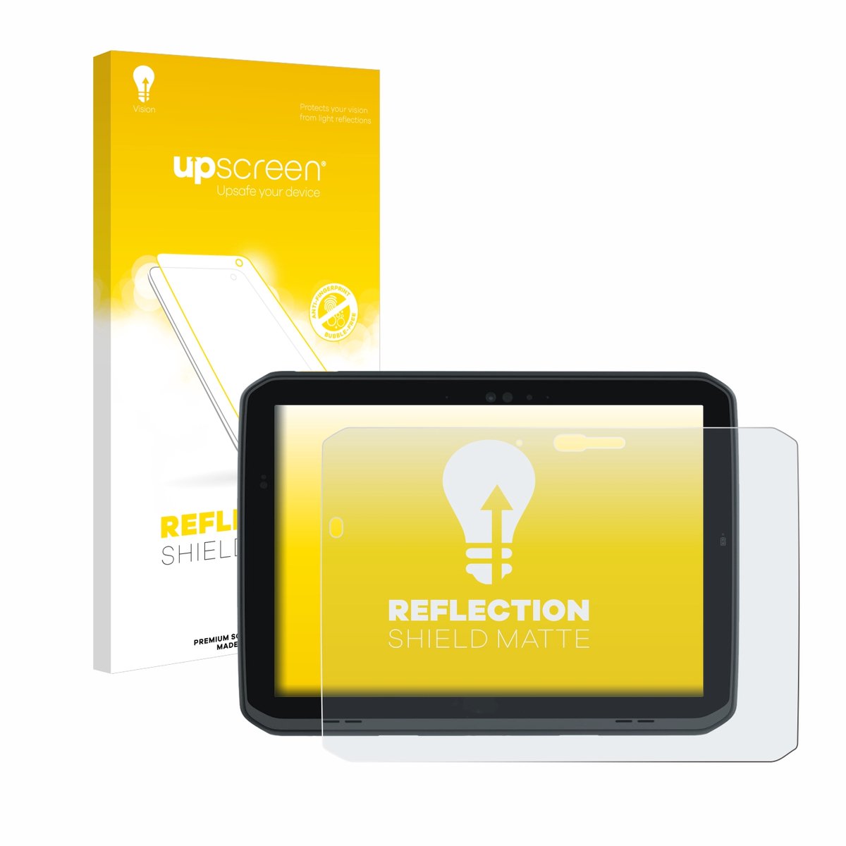 upscreen - Screenprotector voor Zebra ET80 / ET85 - Folie Beschermfolie anti glare matte