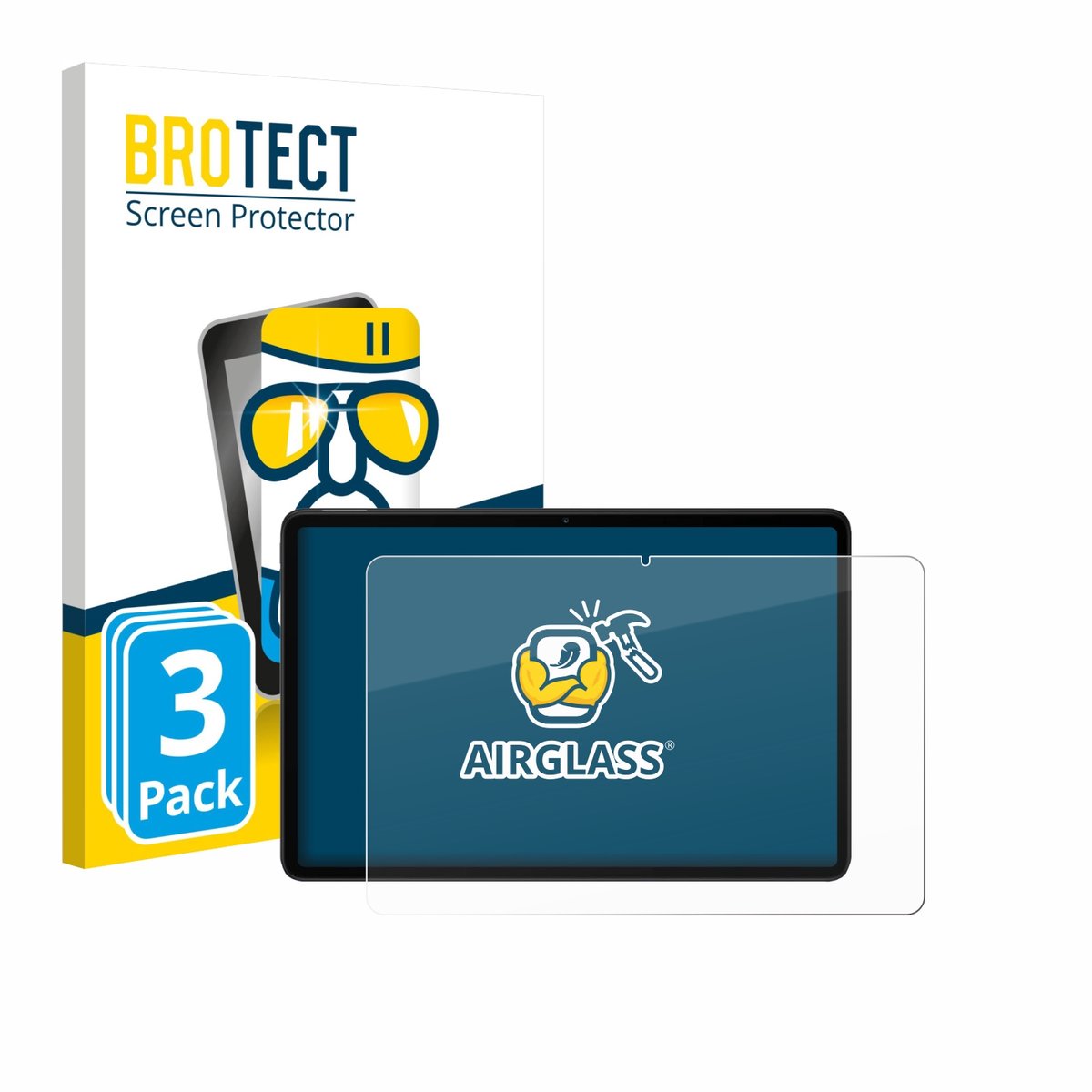 Screenprotector 3 Stuks voor Xiaomi Redmi Pad 2 Pro 5G Beschermglas transparant