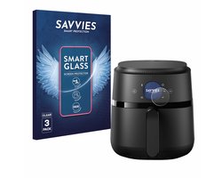 3 Stuks Savvies Screenprotector - geschikt voor Philips Airfryer 2000 Gen 2 4,2L - beschermfolie glas transparant