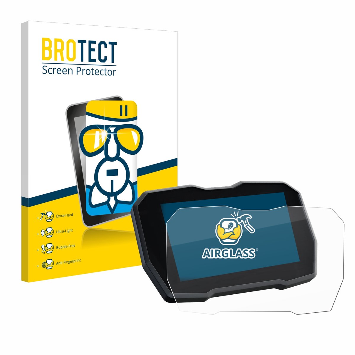 Screenprotector voor Ducati Multistrada V4 2021+ Beschermglas transparant