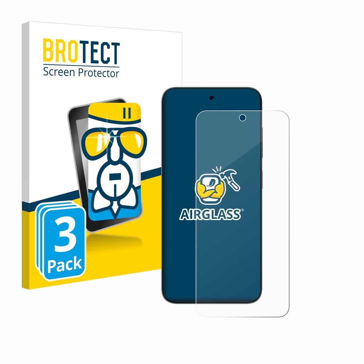 Screenprotector 3 Stuks voor ZTE Blade V70 Beschermglas transparant