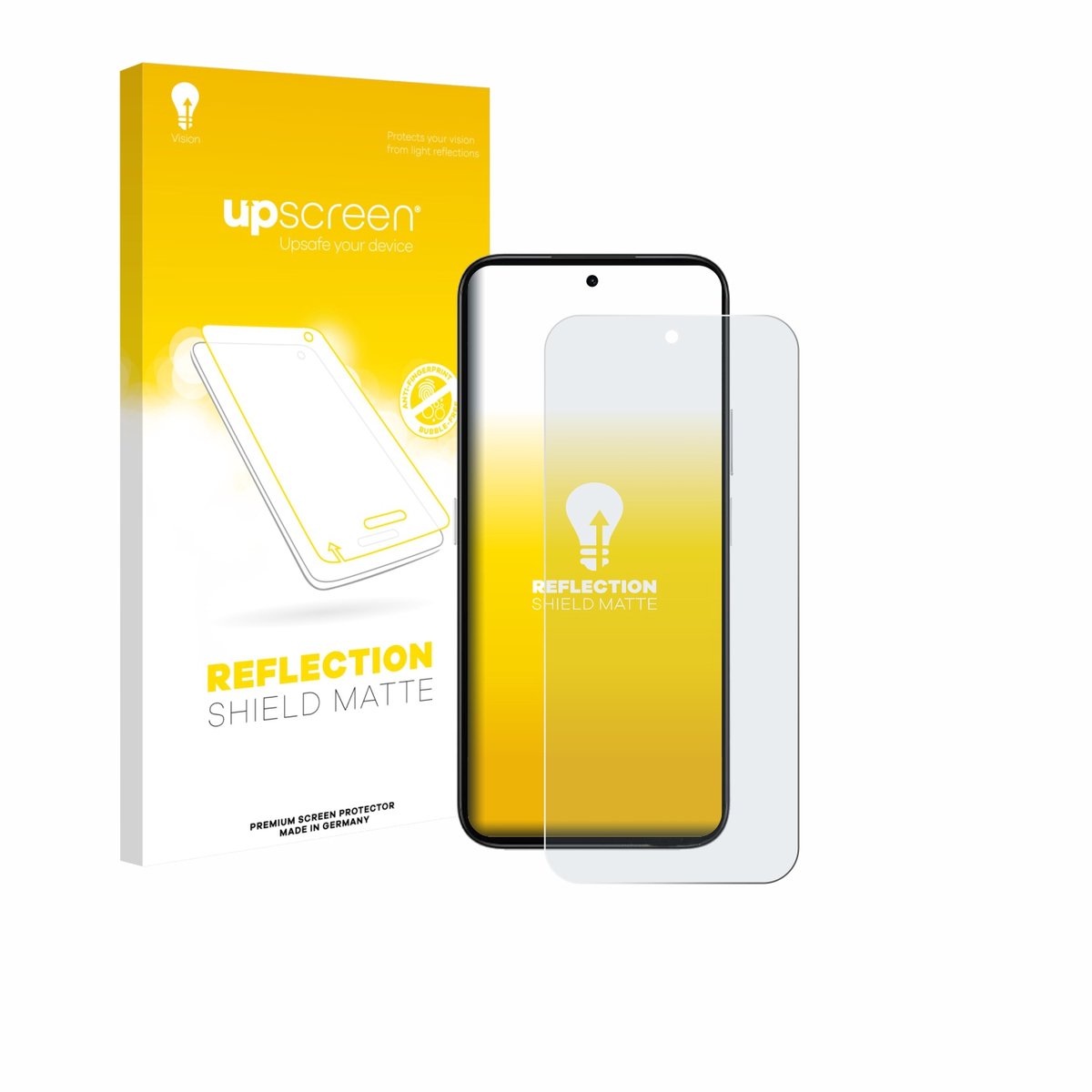 upscreen - Screenprotector voor Honor Play 60 - Folie Beschermfolie anti glare matte