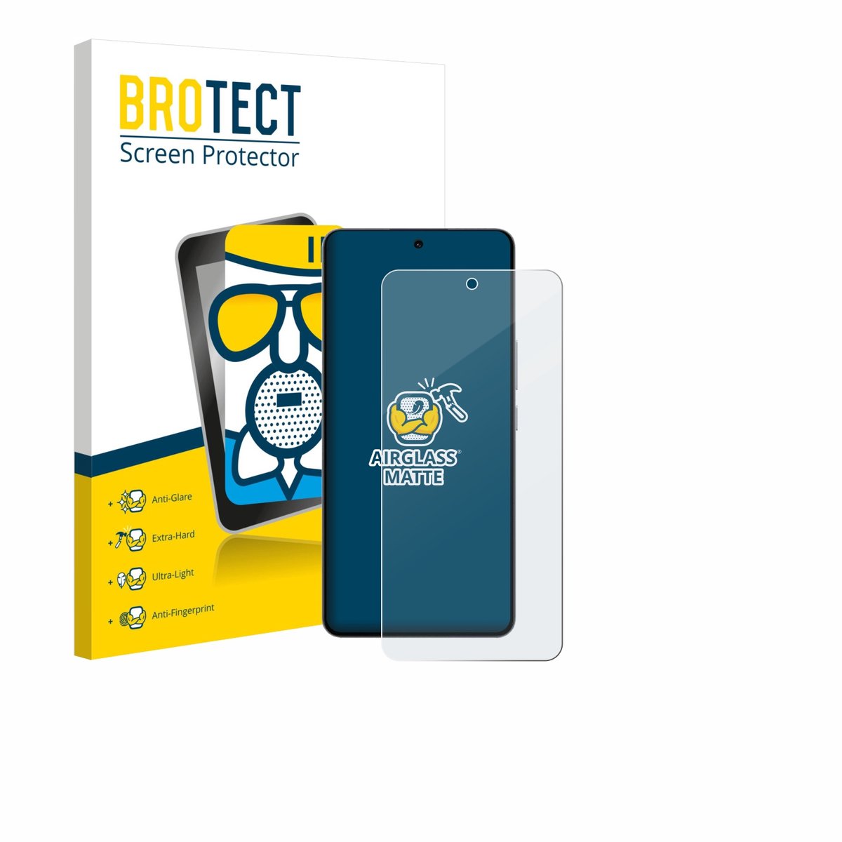 BROTECT - Screenprotector voor Oppo K13 Turbo Pro - Folie Beschermfolie Beschermglas matte