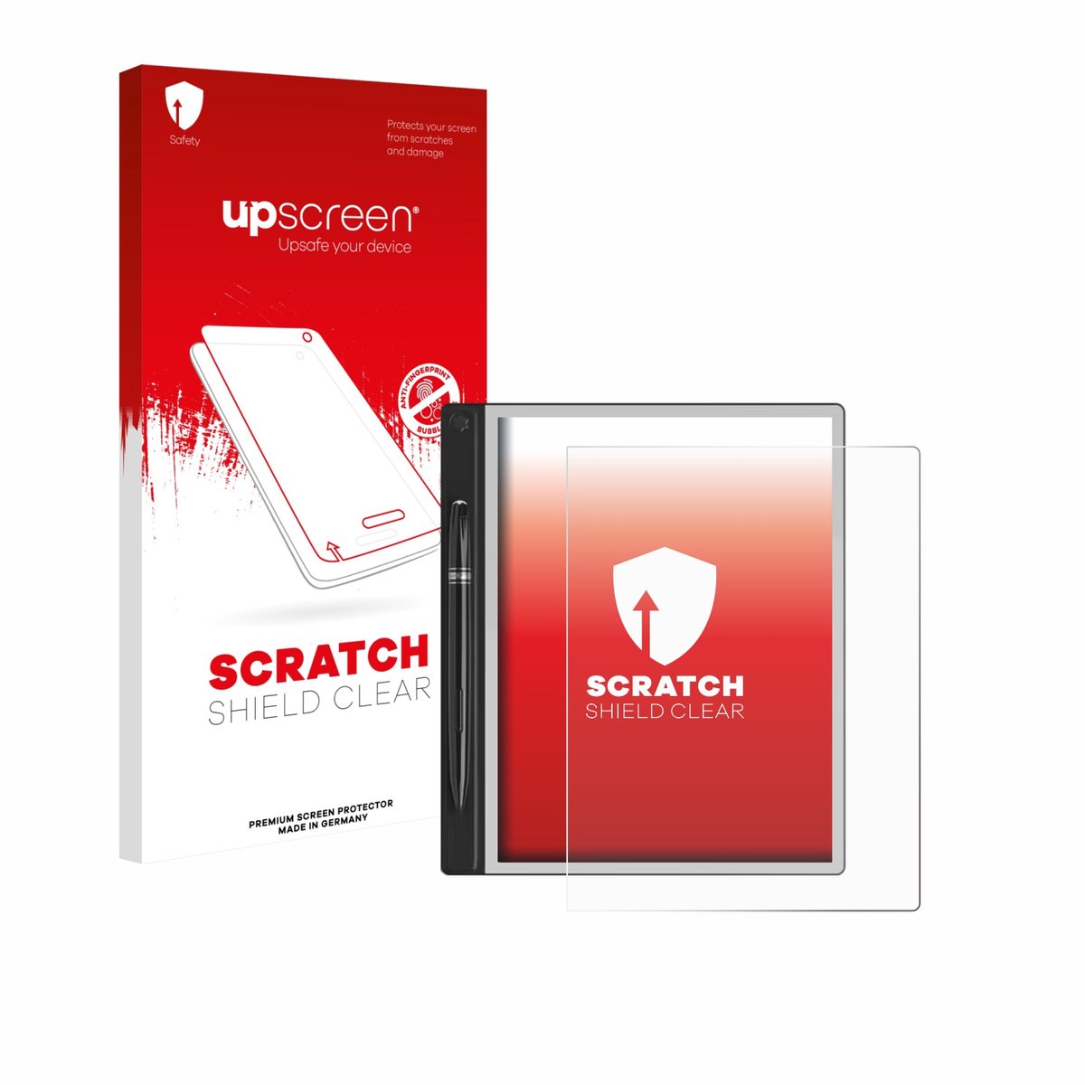 upscreen - Screenprotector voor Montblanc Digital Paper - Folie Beschermfolie transparant