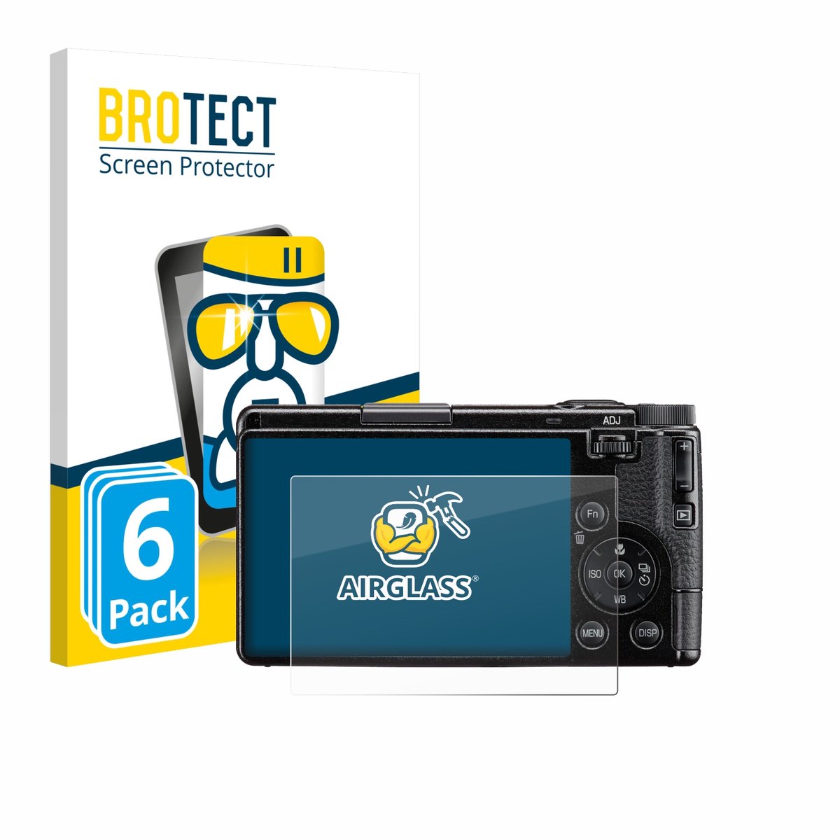 Screenprotector 6 Stuks voor Ricoh GR IV HDF 2025 Beschermglas transparant
