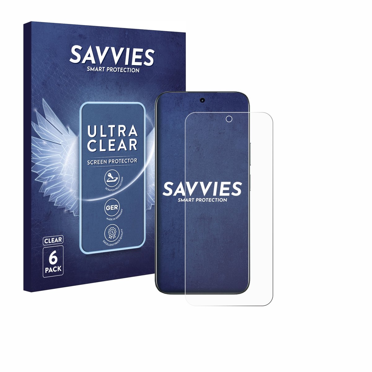 Savvies - Screenprotector voor realme C85 - Folie Beschermfolie transparant 6 Stuks