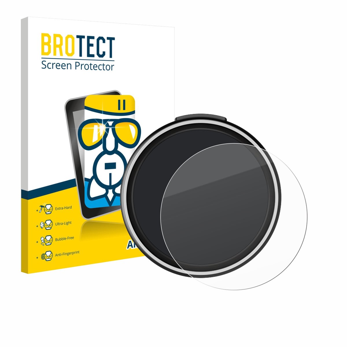 Screenprotector voor OOONO CO-Driver NO2 Plus Beschermglas transparant