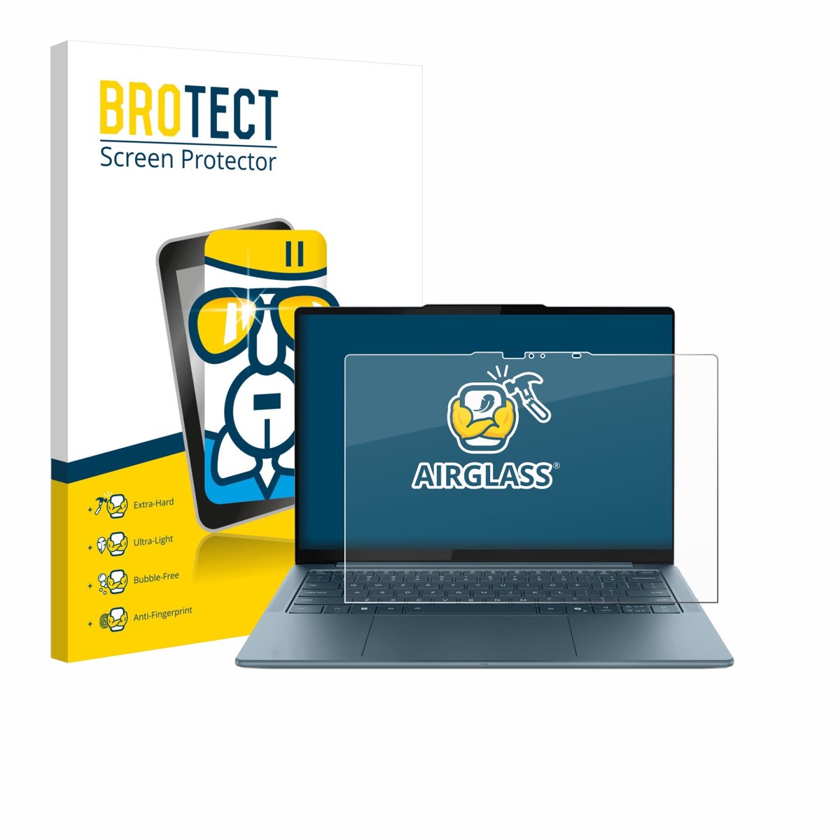 Screenprotector voor Lenovo Yoga Slim 7 Gen 10 14" Touch Beschermglas transparant