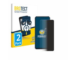 BROTECT - privacy screenprotector voor ASUS Zenfone 7 Pro ZS671KS - Folie Beschermfolie Blauwlichtfilter 2 Stuks