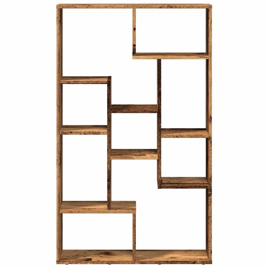 vidaXL - Bibliothèque - 72x20x120 - cm - décoré - bois - ancien - couleur bois