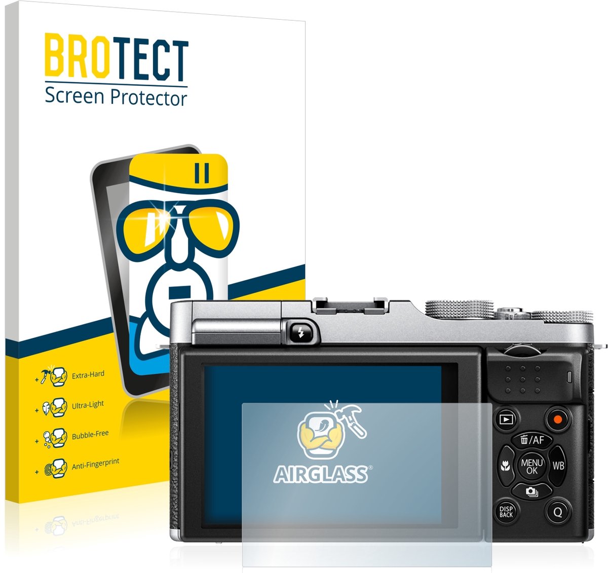 Screenprotector voor Fujifilm X-M1 Beschermglas transparant