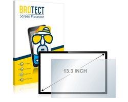 BROTECT - Screenprotector voor Touch-Panel PC's met 13.3 inch Schermen (285 mm x 180 mm, 16:10) Folie Beschermfolie matte 2 Stuks