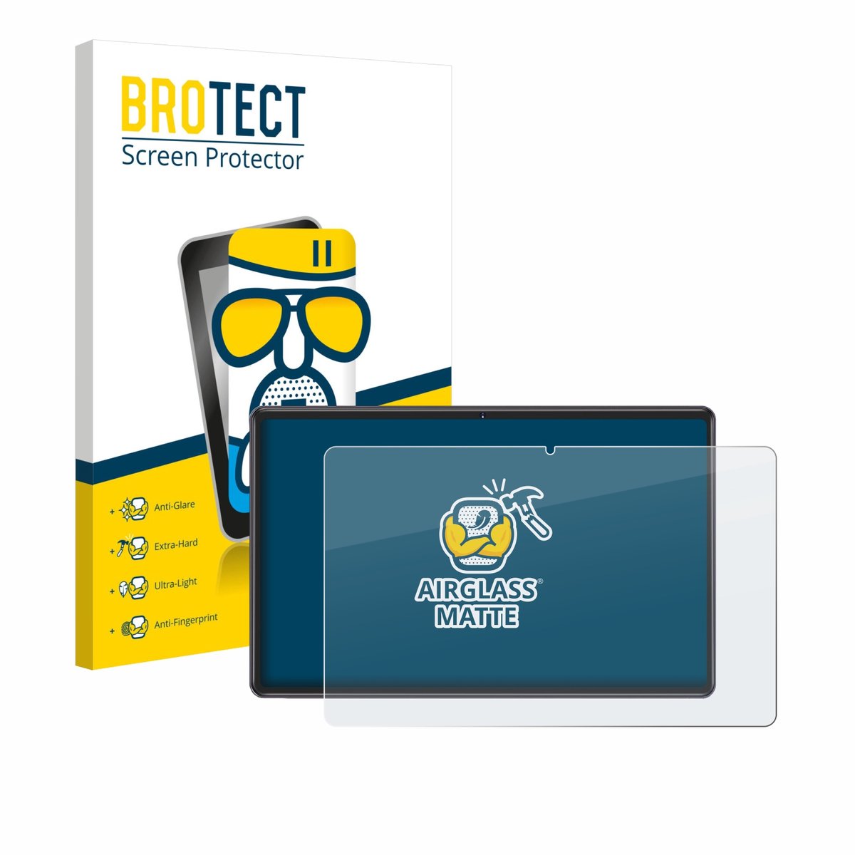 BROTECT - Screenprotector voor ZIOVO Z118 10.1" - Folie Beschermfolie Beschermglas matte