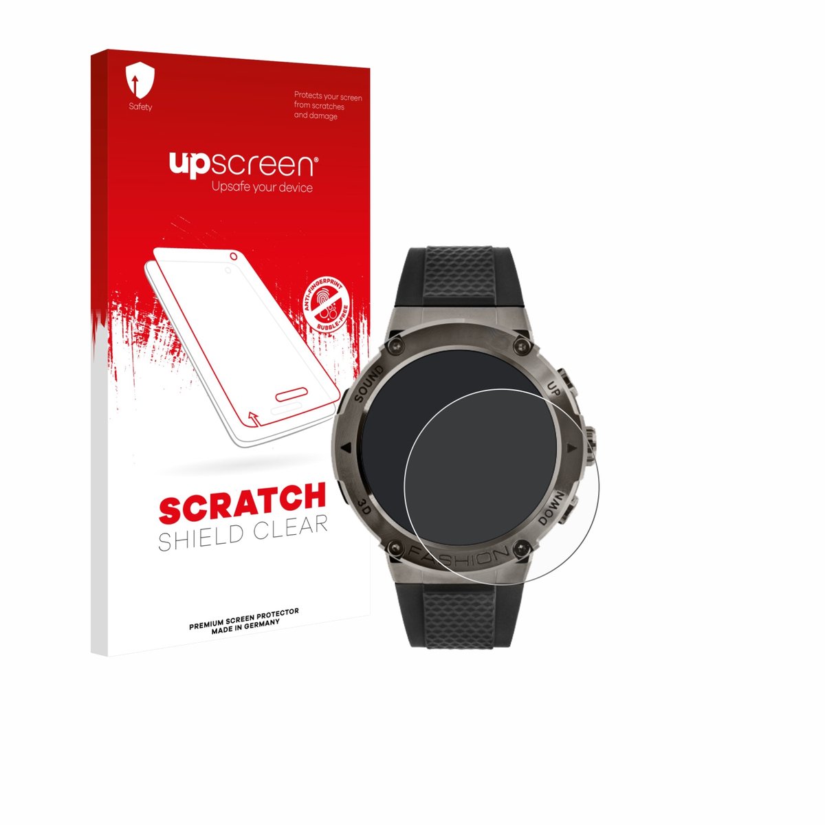 upscreen - Screenprotector voor Watchmark G-Wear - Folie Beschermfolie transparant