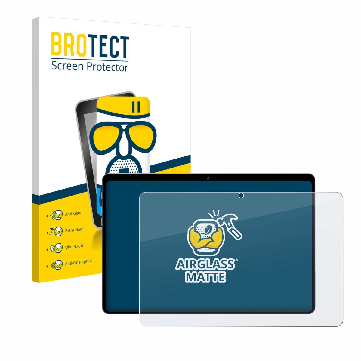 BROTECT - Screenprotector voor fezawio F10 10.1" - Folie Beschermfolie Beschermglas matte